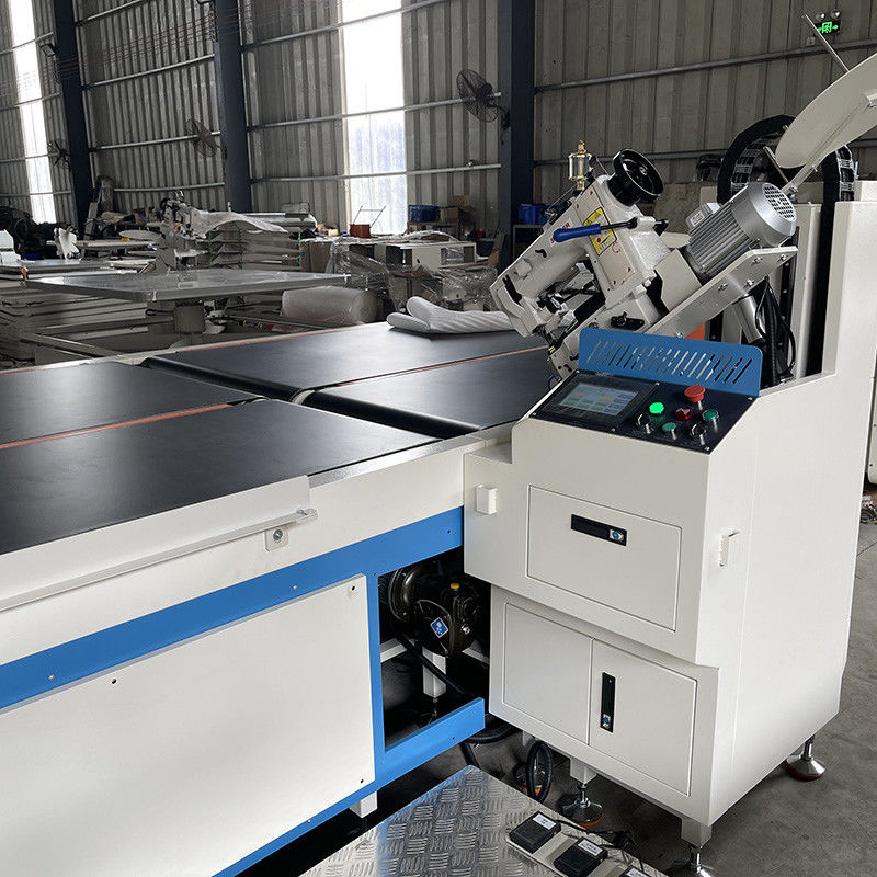 Easy Operating Automatic Flipping Mattress Tape Edge Machine 50-500mm Sewing Thickness