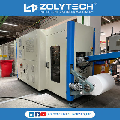 ZOLYTECH ZLT-PSD180 Paket Yay Sarma Makinesi 180 adet/dak Yatak Net Için Bilgisayarlı Cep Yay Üretim Hattı