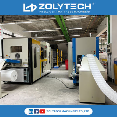 Bilgisayarlı Cep Yay Üretim Hattı Cep Yay Sarma Makinesi 380V 220V ZLT-PSD180 180pcs / Min