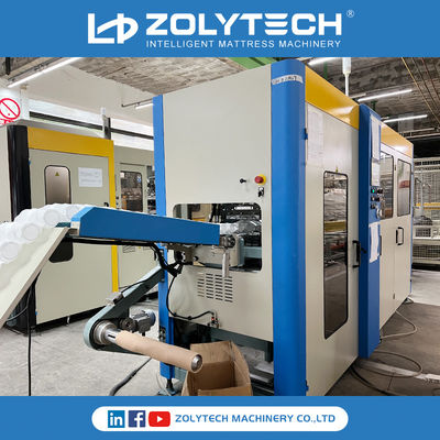 ZLT-PSD180 Yükseklik 100-250mm Cep Yay Sarma Makinesi Mekiksiz Çalışma ZOLYTECH OEM