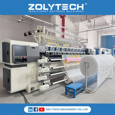 ZOLYTECH Yatak Yama Makinesi Multi Needle Shuttle Yama Makinesi Yamalar için
