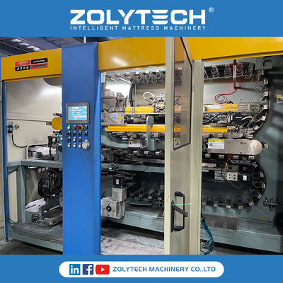 Otomatik olarak yatak cep yayı yapma makinesi bölgeleştirme için kullanılabilir