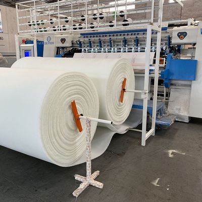 Yatak için bilgisayarlı zincir dikiş çok iğneli kapitone makinesi 25,4 mm iğne mesafesi WV12 Yüksek hız
