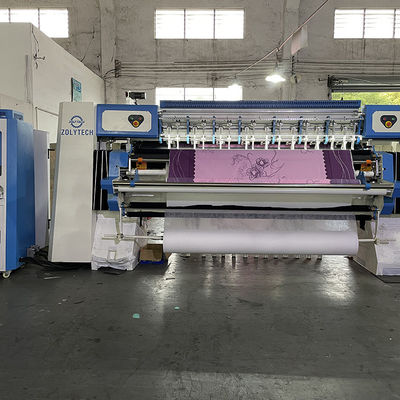 ZOLYTECH yatak makineleri bilgisayarlı kapitone makinesi zincir dikiş yorgan WV15 1500rpm