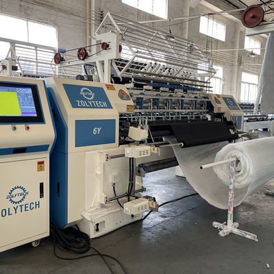 Otomatik Çok İğneli Kapitone Makinesi Bilgisayarlı Sistem 500-1100rpm Mekik Makinesi 4.0KW