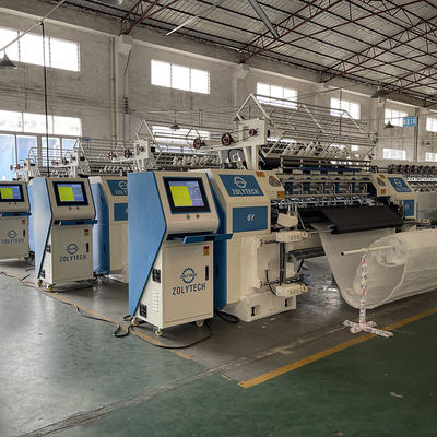 Yatak 60-150m / H Yüksek Hızlı Bilgisayarlı Kilit Dikiş Çok İğneli Kapitone Makinesi
