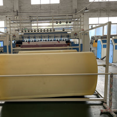 Yatak İçin Yüksek Hızlı Zincir Dikiş Bilgisayarlı Kapitone Makinesi 25.4mm İğne Mesafesi