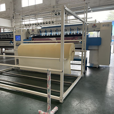 ZOLYTECH WV8 1000 rpm yatak kapitone makinesi yorgan ve nevresim için yüksek hızlı bilgisayarlı zincir dikiş