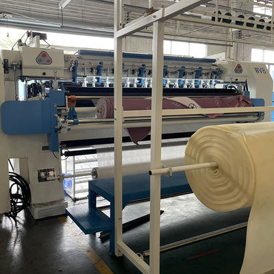 WV8 1000 rpm yatak kapitone makinesi yorganlar için zincir dikiş ZOLYTECH yatak makineleri